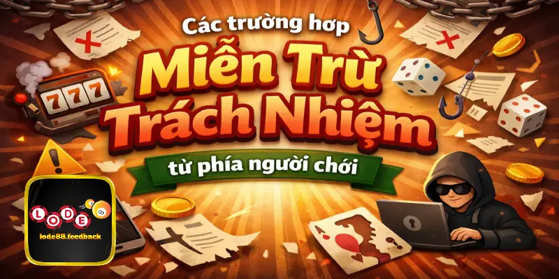 Các trường hợp Miễn Trừ Trách Nhiệm từ phía người chơi