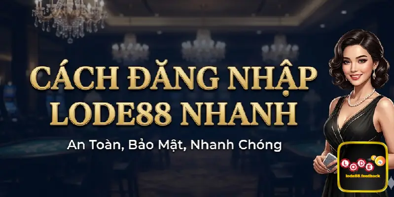 Cách đăng nhập LODE88 nhanh chóng