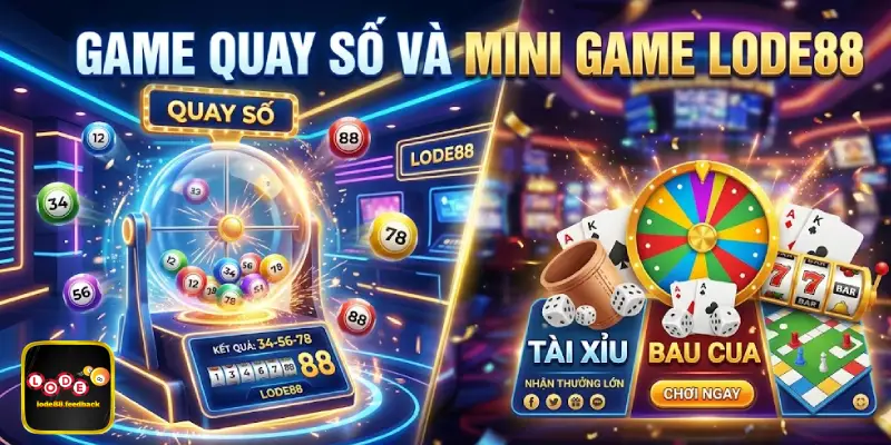 Game quay số và mini game