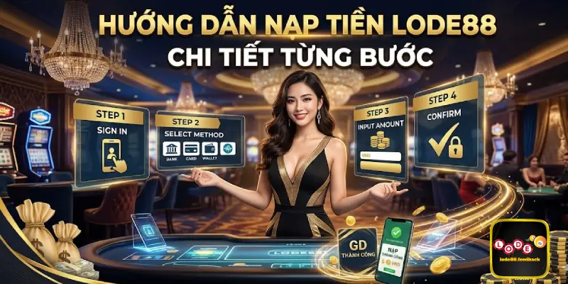 Hướng Dẫn Nạp Tiền LODE88 Chi Tiết Từng Bước