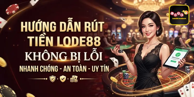 Hướng dẫn rút tiền LODE88 không bị lỗi