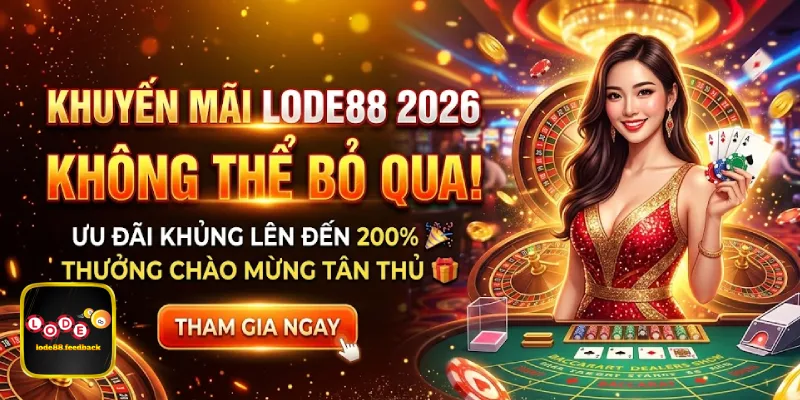 Khuyến mãi LODE88 2026 không thể bỏ qua