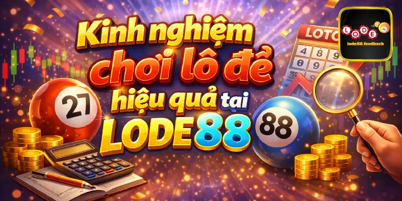 Kinh nghiệm chơi lô đề hiệu quả tại LODE88