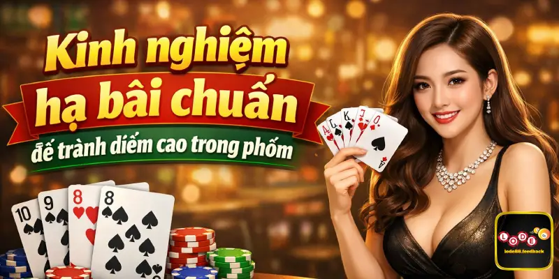 Kinh nghiệm hạ bài chuẩn để tránh điểm cao trong phỏm