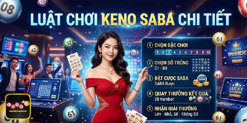 Luật chơi keno SABA chi tiết