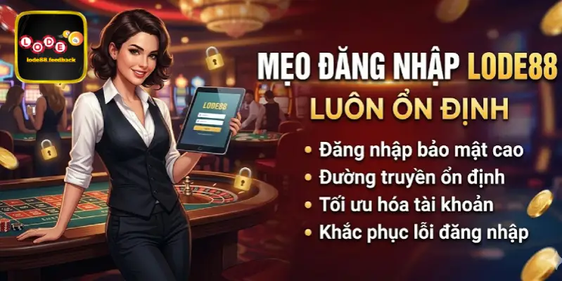 Mẹo đăng nhập LODE88 luôn ổn định