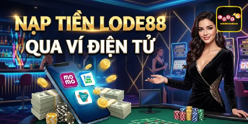 Nạp tiền LODE88 qua ví điện tử