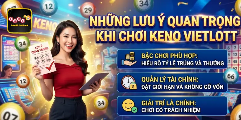 Những lưu ý quan trọng khi chơi Keno Vietlott