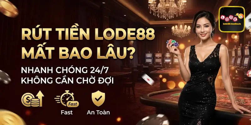 Rút tiền LODE88 mất bao lâu?