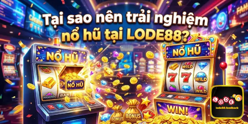 Tại sao nên trải nghiệm nổ hũ tại LODE88?