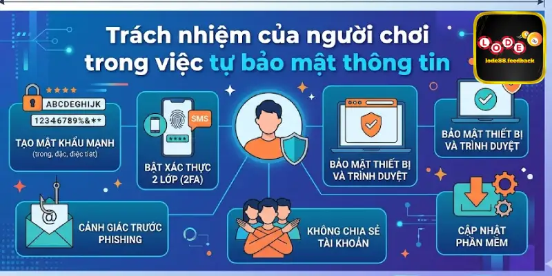 Trách nhiệm của người chơi trong việc tự bảo mật thông tin